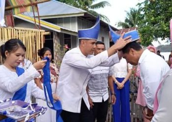 Pemdes Jiko Utara Gelar Upacara Adat Tulude