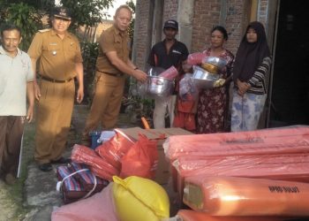 Pemdes Purworejo Tengah dan Warga Korban Kebakaran Ucapkan Terima Kasih atas Bantuan dari Pemkab Boltim