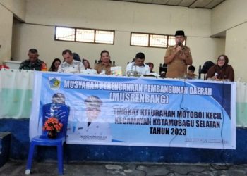 Ketua DPRD Meiddy Makalalag Hadiri Musrenbang Kelurahan Motoboi Kecil