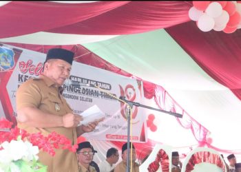 HUT Kecamatan Pinolosian Timur ke-18 Tahun, Wabup Deddy Abdul Hamid Sampaikan ini ke Warga