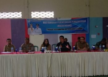 Wakil Ketua DPRD Syarif Mokodongan Hadiri Musrenbang Kecamatan Kotamobagu Barat