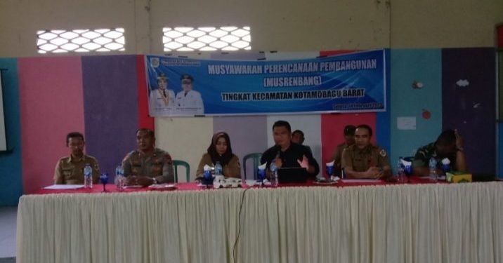 Wakil Ketua DPRD Syarif Mokodongan Hadiri Musrenbang Kecamatan Kotamobagu Barat