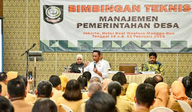 Tingkatkan Kapasitas Pjs Sangadi, Bupati Boltim ‘Sharing’ Ilmu Manajemen Pemerintahan Desa