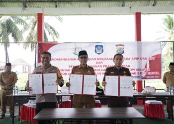Pemkab Bolsel Jalin Kerjasama Koordinasi APIP, Kejari Kotamobagu dan Polres