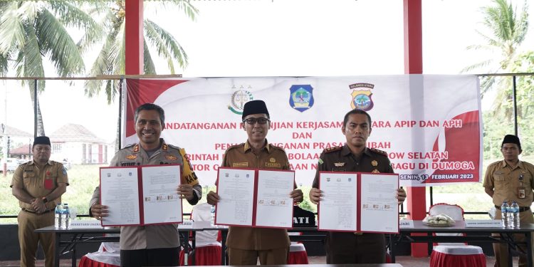 Pemkab Bolsel Jalin Kerjasama Koordinasi APIP, Kejari Kotamobagu dan Polres