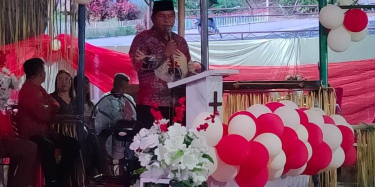 Wabup Bolsel Hadiri Perayaan Adat Tulude Di Desa Modisi
