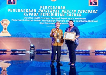 Pemkab Boltim Raih Penghargaan UHC Award 2023