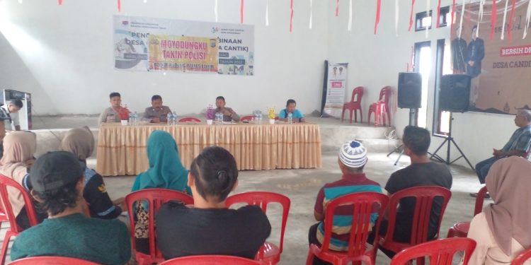 Gelar Jumat Curhat, Pemdes Candi Rejo Ucapkan Terima Kasih kepada Polres Boltim dan Polsek Modayag