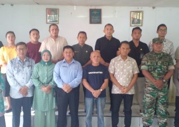 Pemdes Lanut Hadiri Sertijab Camat Modayag