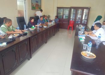 DPRD Bolmut dan Bagian Hukum Raker Bahas Ranperda Prioritas tahun 2023