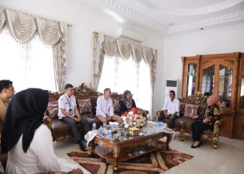 Wali Kota Tatong Bara Terima Kunjungan KPUD Kotamobagu