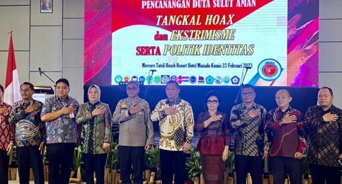 Wali Kota Tatong Bara Hadiri Pencanangan Duta Sulut Aman