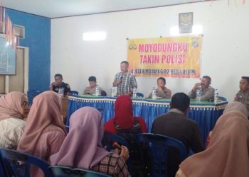Gelar Jumat Curhat, Pemdes Purworejo Tengah Ucapkan Terima Kasih kepada Polsek Modayag