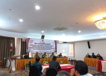 Asisten I Setda Kotamobagu Hadiri Sosialiasi PKPU No 6 Tahun 2023