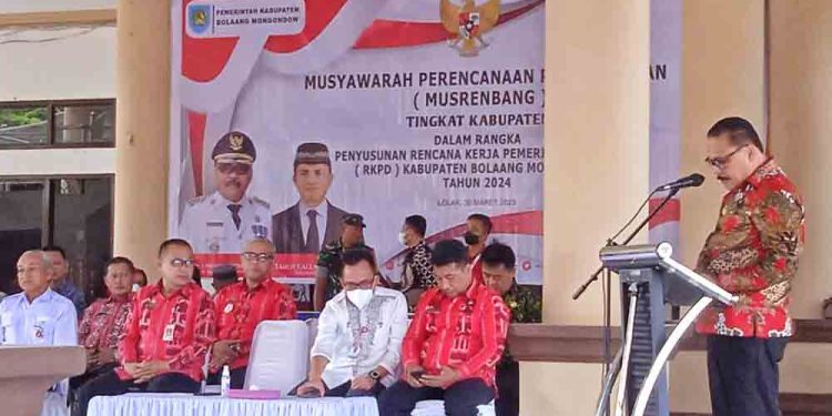 Pemkab Bolmong Gelar Musrenbang tingkat Kabupaten Penyusunan RKPD Tahun 2024