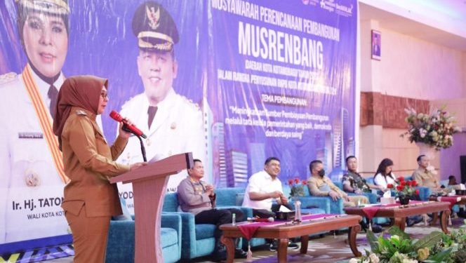 Wali Kota Tatong Bara Buka Musrenbang RKPD Tahun 2024