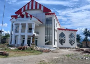 Pembangunan Gedung Perpustakaan Kota Kotamobagu Ditargetkan Rampung Juli Mendatang