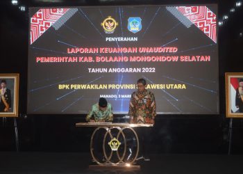 Tepat Waktu, Bupati Iskandar Serahkan LKPD Unaudited 2022 kepada BPK-RI