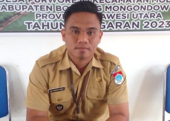 Pemdes Purworejo Imbau Masyarakat Manfaatkan Perekaman E-KTP di BPU Kecamatan Modayag