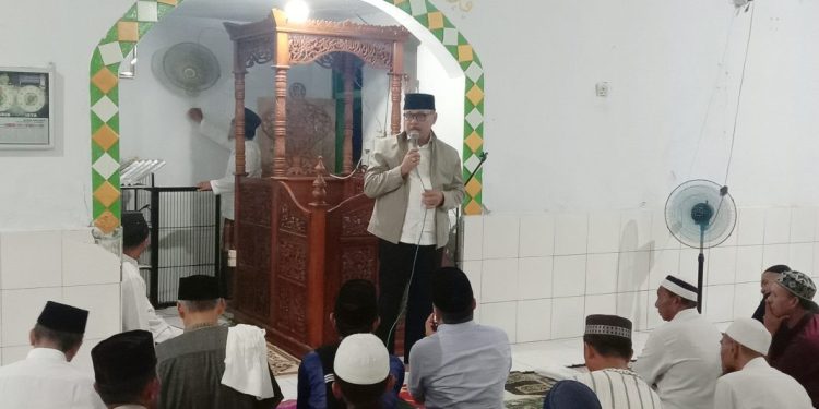 Safari Ramadhan di Masjid At’taqwa Inobonto, Bupati Limi Sampaikan Pesan Ini