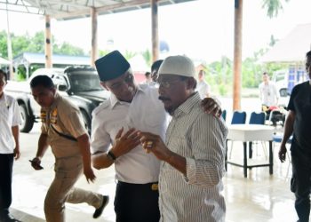 Bupati Boltim Silaturahmi Lebaran ke Bupati Guhanga Sehan Landjar, Contoh Pemimpin Berjiwa Besar