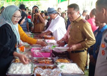 Halal Bihalal di Kecamatan Modayag, Pemdes Liberia Timur Ucapkan Terima Kasih atas Kunjungan Bupati Boltim