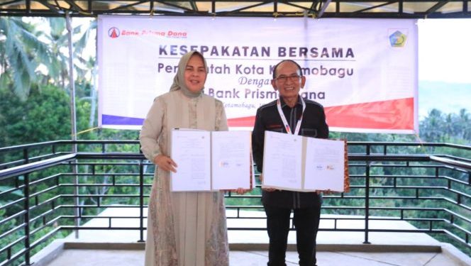 Wali Kota Tatong Bara Teken Kesepakatan dengan PT. BPR Prisma Dana