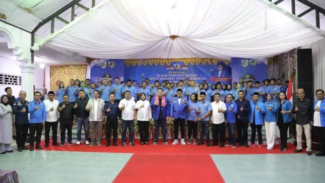 Wali Kota Tatong Bara Hadiri Pelantikan Pengurus DPD KNPI Kota Kotamobagu