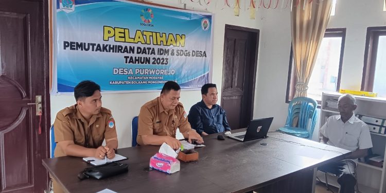 Pemdes Purworejo Gelar Pelatihan Pemuktahiran Data IDM dan SDGs 2023