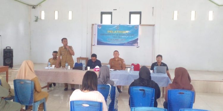 Pemdes Sumber Rejo Gelar Pelatihan Pemuktahiran Data IDM dan SDGs 2023