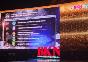 Pemkab Bolmong Raih Penghargaan BKN Award Terbaik III se-Indonesia