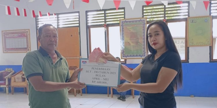 Pemdes Lanut Salurkan BLT DD 2023 Tahap II