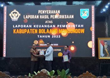 Pemkab Bolmong Kembali Raih WTP dari BPK Perwakilan Sulut