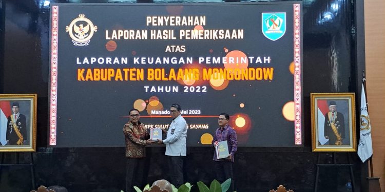 Pemkab Bolmong Kembali Raih WTP dari BPK Perwakilan Sulut