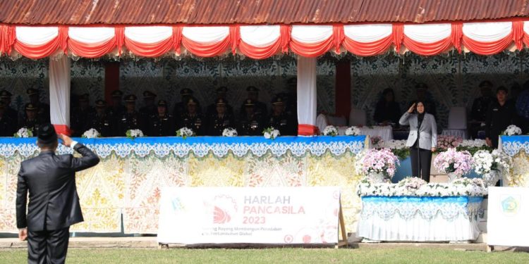 Wali Kota Tatong Bara Irup Peringatan Hari Lahir Pancasila