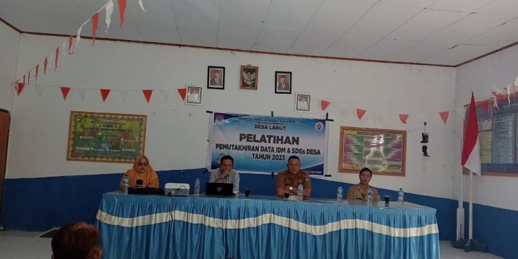 Pemdes Lanut Gelar Pelatihan Pemuktahiran Data IDM dan SDGs 2023