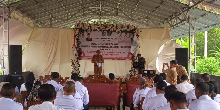 Bupati Limi Buka Rakercab Pertama APDESI Bolmong