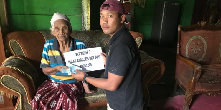 Pemdes Purworejo Tengah Salurkan BLT DD Tahap II kepada 41 KPM