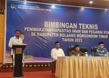 Hadiri Penutupan Bimtek Peningkatan Kapasitas Imam dan Pegawai Syar’i, SSM: Ini Janji Saya untuk Meningkatkan SDM di Boltim