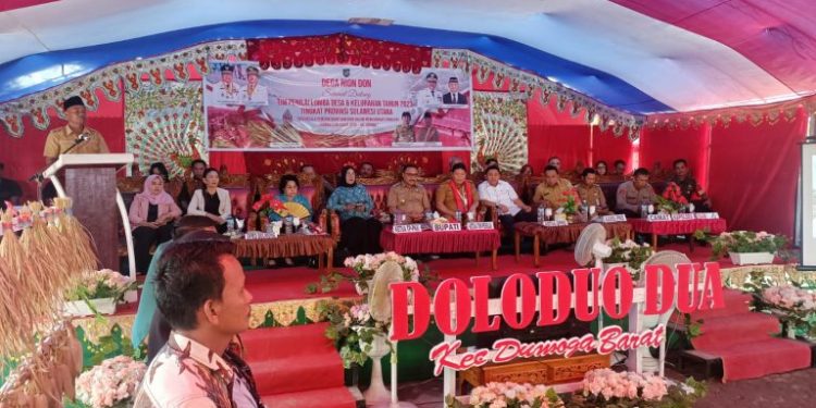 HEBAT! Desa Doloduo II Juara Satu Lomba Desa tingkat Provinsi Sulut