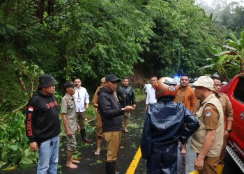 SSM Tinjau Langsung Lokasi Banjir dan Longsor di Kecamatan Motongkad dan Nuangan