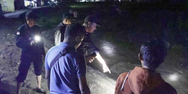 SSM Tinjau Langsung Lokasi Banjir di Kecamatan Kotabunan