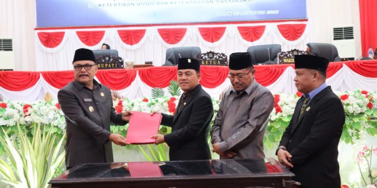 DPRD Bolmong Gelar Rapat Paripurna Penyampaian LPj Tahun Anggaran 2022