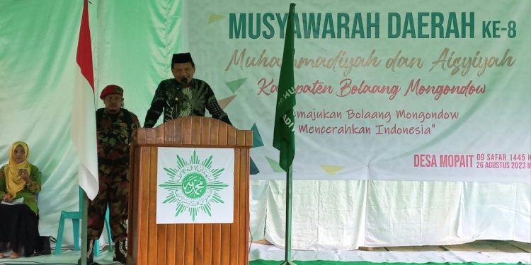 PWM Sulut Resmi Buka Musda Muhammadiyah dan Aisyiyah ke-8 Kabupaten Bolmong