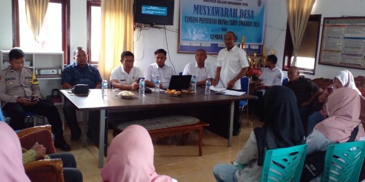 Pemdes Purworejo Gelar Musdes Penyusunan RKPDes 2024 dan Rembuk Stunting