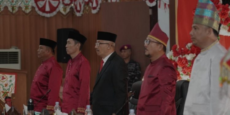 DPRD Gelar Paripurna Istimewa HUT Kabupaten Bolsel ke-15 Tahun