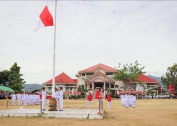 Pemkab Bolmong Sukses Gelar Upacara Peringatan HUT RI ke-78