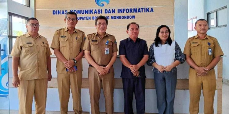 Dinas Kominfo Bolmong Terima Kunker Komisi Informasi Sulut