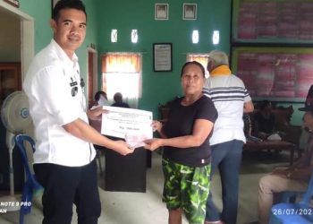 Pemdes Jiko Utara Salurkan BLT DD 2023 Tahap II