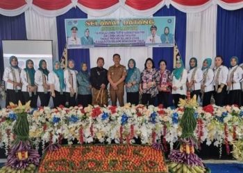 Lomba Aku Hatinya PKK Sulut di Kecamatan Modayag, Pemdes Candi Rejo Ucapkan Terima Kasih atas Kunjungan Mama Icat